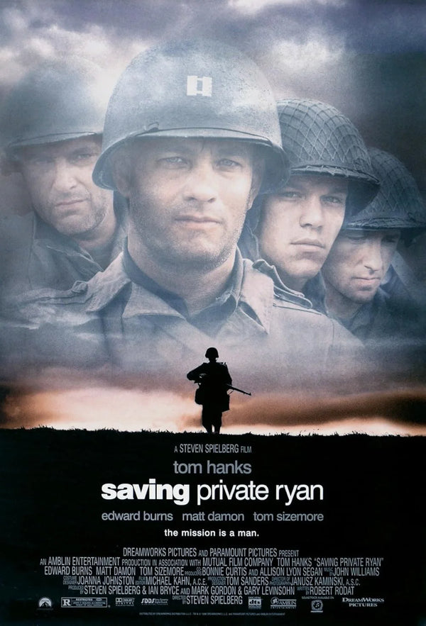 Saving Private Ryan Movie Poster - WWII Drama Film Art Movie Poster | Film Wall Art Print