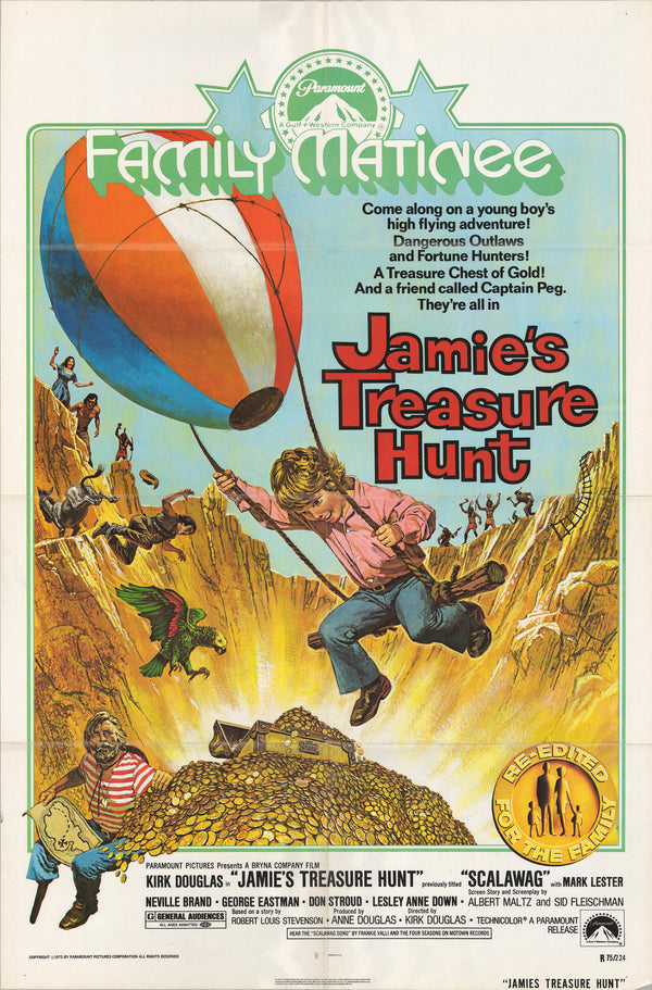 Scalawag: Jamie's Treasure Hunt Adventure Movie Poster | Film Wall Art Print