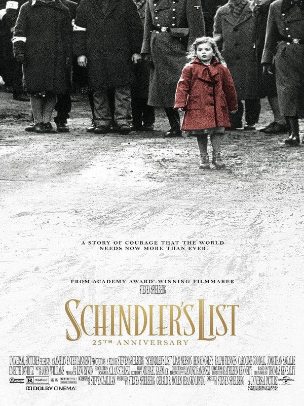 Schindler's List Movie Poster - Iconic Holocaust Film Art Movie Poster | Film Wall Art Print