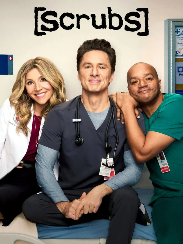 Scrubs Movie Poster - Official Comedy Series Artwork Movie Poster | Film Wall Art Print