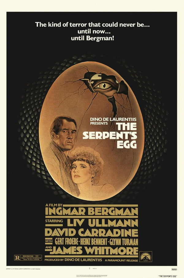 Serpent's Egg (1977) - Dark Drama & Thriller Poster Movie Poster | Film Wall Art Print