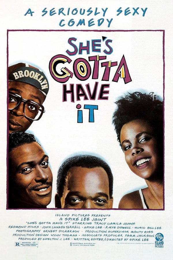 She's Gotta Have It (1986) - Romantic Comedy Poster Movie Poster | Film Wall Art Print
