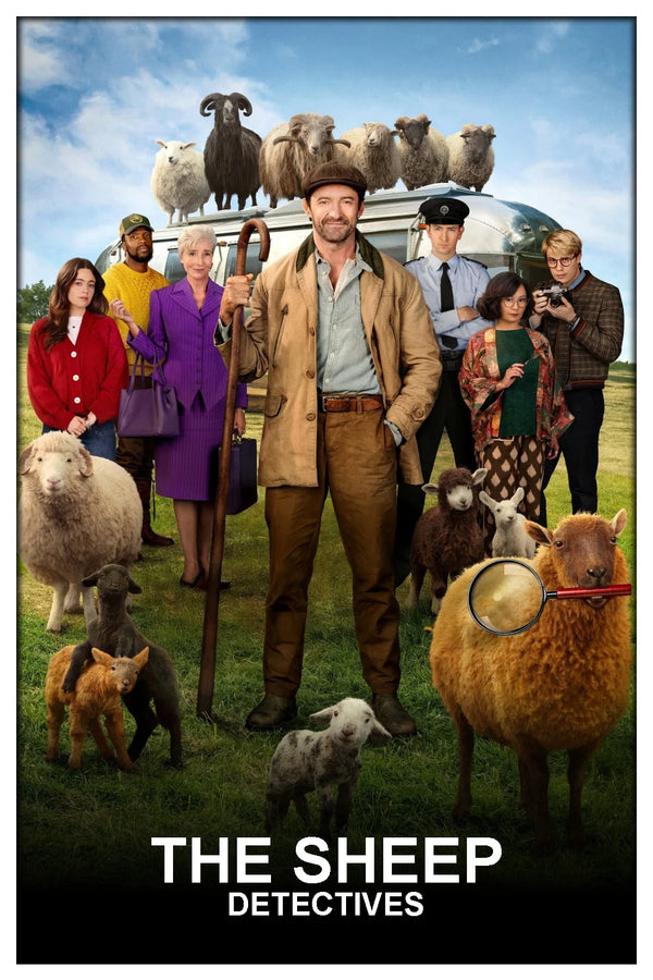 Sheep Detectives 2026: Whimsical Mystery Poster for Your Wall! - Premium Movie Poster