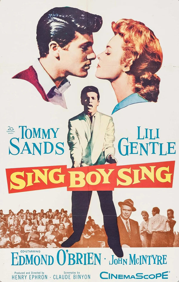 Sing Boy Sing (1958) - Heartfelt Drama & Musical Classic Movie Poster | Film Wall Art Print