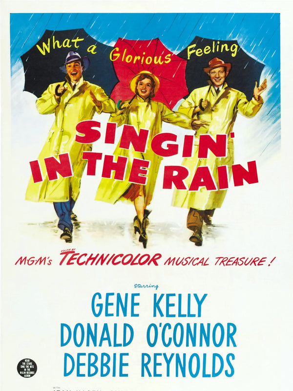 Singin' in the Rain Movie Poster - Classic Hollywood Musical Movie Poster | Film Wall Art Print