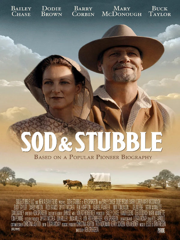 Sod & Stubble Movie Poster - Vintage Western Film Art Movie Poster | Film Wall Art Print