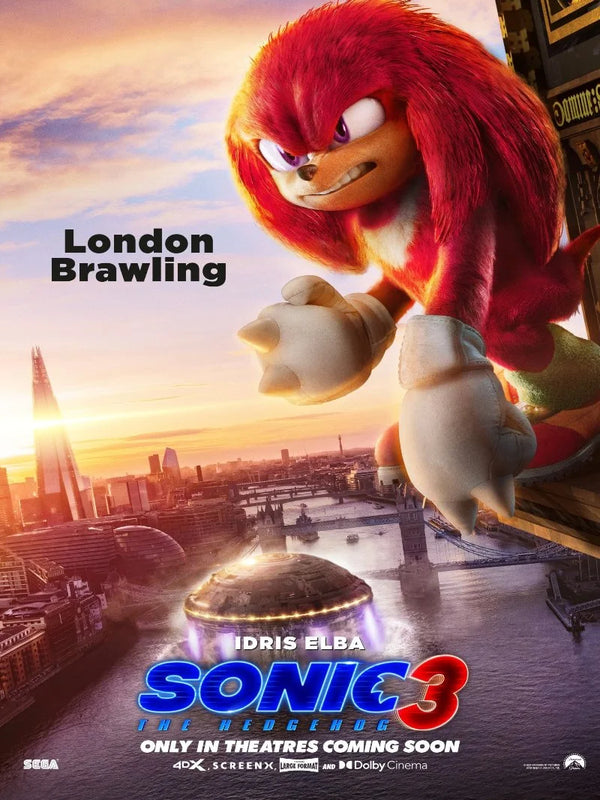 Sonic The Hedgehog 3 Movie Poster - Official Artwork & Details Movie Poster | Film Wall Art Print