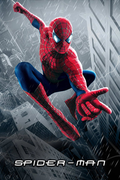 Spider-Man (2002) Poster – Web-Slinging Wall Art for Fans - Premium Movie Poster