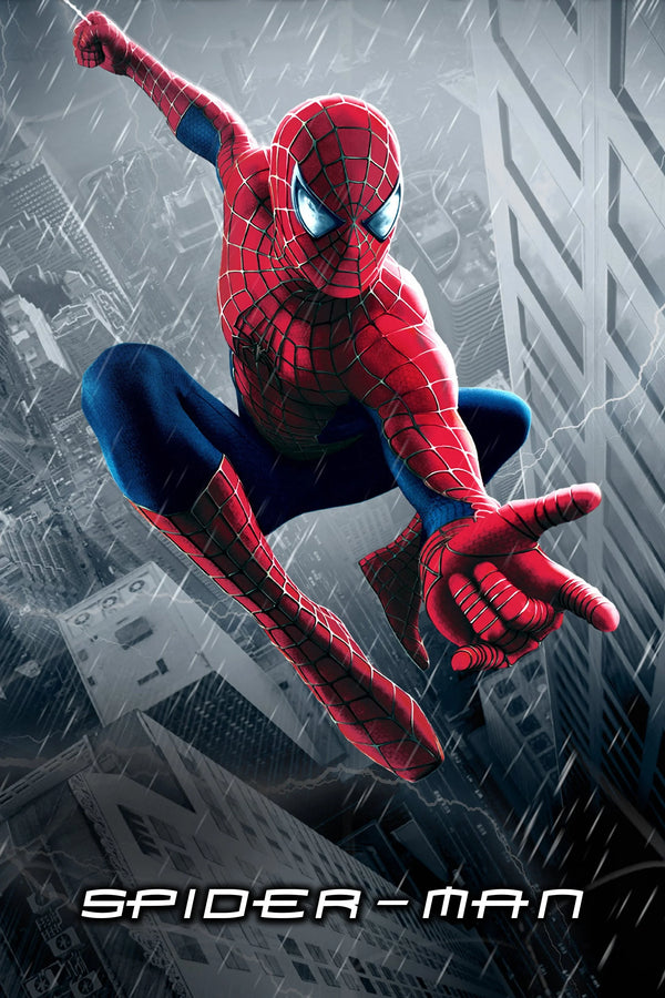 Spider-Man (2002) Poster – Web-Slinging Wall Art for Fans - Premium Movie Poster