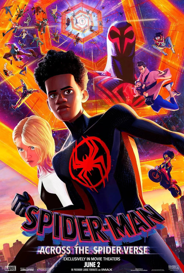 Spider-Man: Across the Spider-Verse Movie Poster Art Movie Poster | Film Wall Art Print