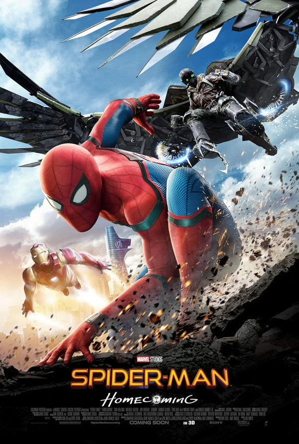 Spider-Man: Homecoming (2017) Action, Adventure, Sci-Fi Movie Poster Movie Poster | Film Wall Art Print