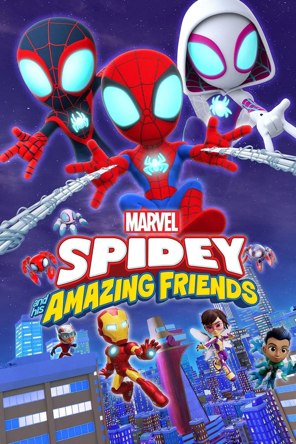 Spidey and his Amazing Friends: Action-Packed Animation Adventure Movie Poster | Film Wall Art Print