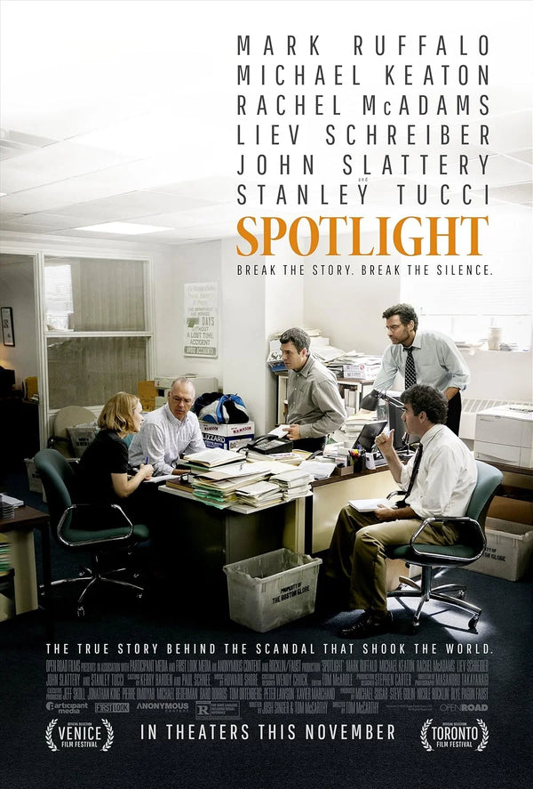 Spotlight Movie Poster - Academy Award Winning Drama Movie Poster | Film Wall Art Print