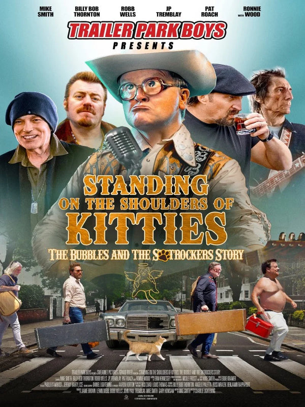 Standing On The Shoulders of Kitties - Movie Poster Movie Poster | Film Wall Art Print