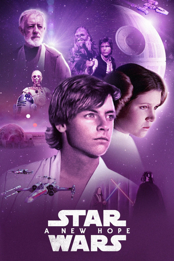 Star Wars(1977) - Cinema Art Print - Premium Movie Poster