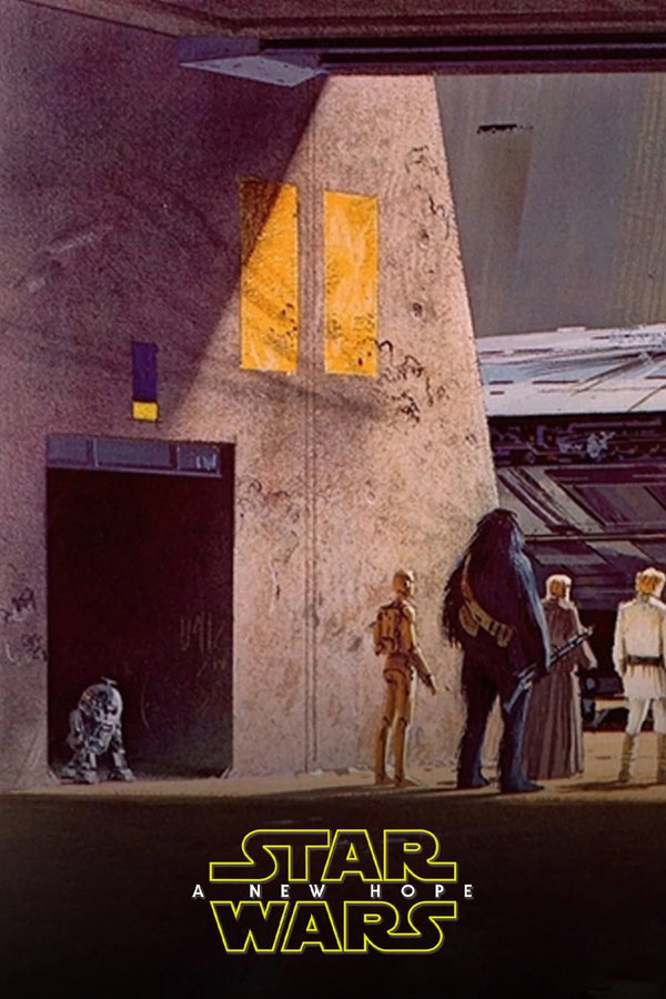 Star Wars(1977) - Film Poster Wall Art - Premium Movie Poster
