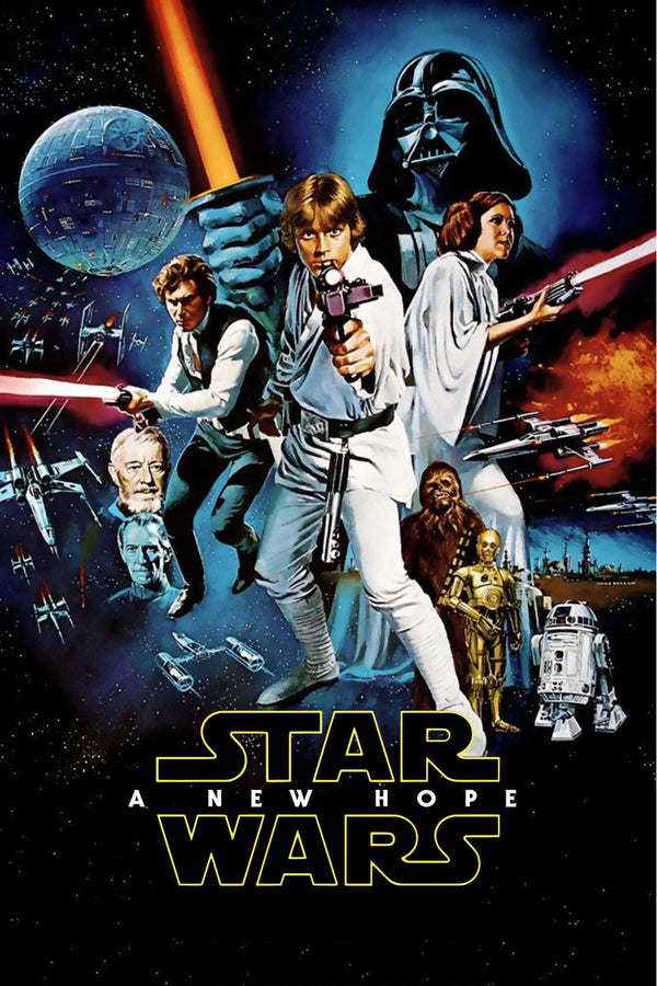 Star Wars (1977): Galaxy’s Iconic Poster for Your Wall - Premium Movie Poster