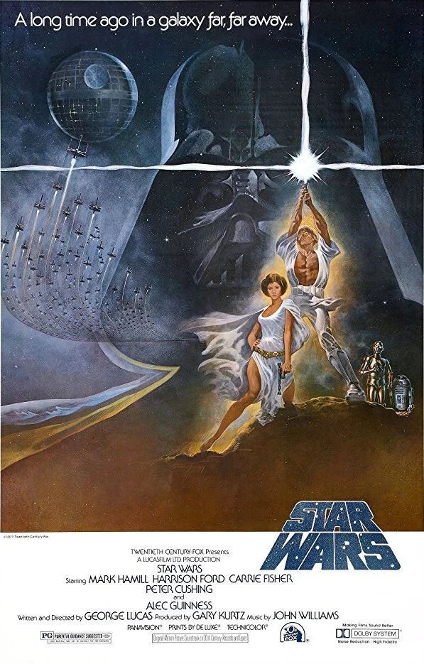 Star Wars(1977) - Iconic Movie Print - Premium Movie Poster