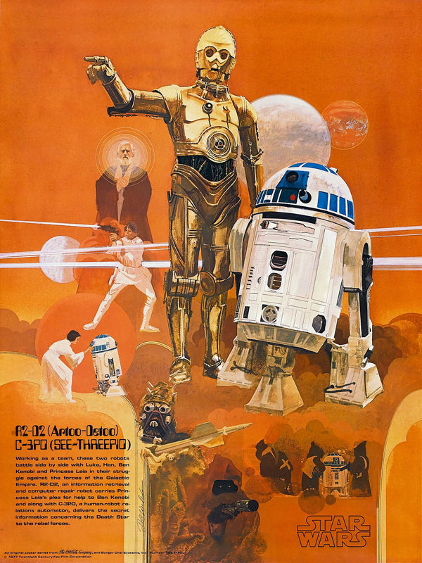 Star Wars(1977) - Modern Art Film Print - Premium Movie Poster