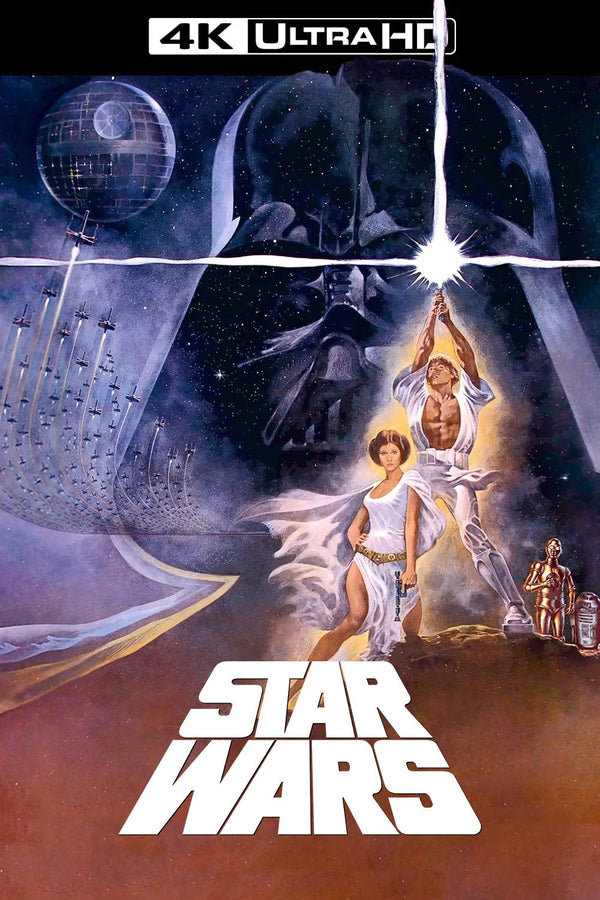Star Wars (1977): Own the Galaxy's Epic Adventure Art - Premium Movie Poster