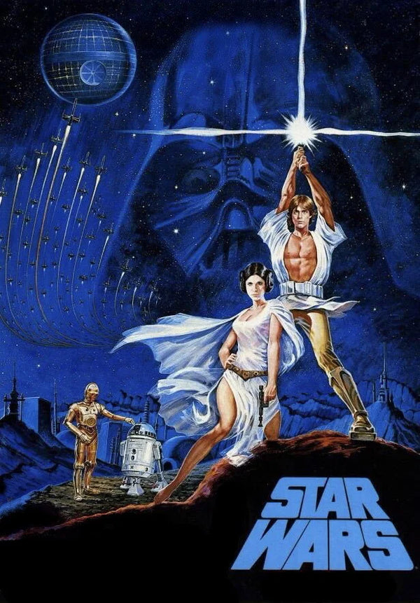 Star Wars (1977) Premium Wall Art – Galaxy’s Grandeur at Home - Premium Movie Poster