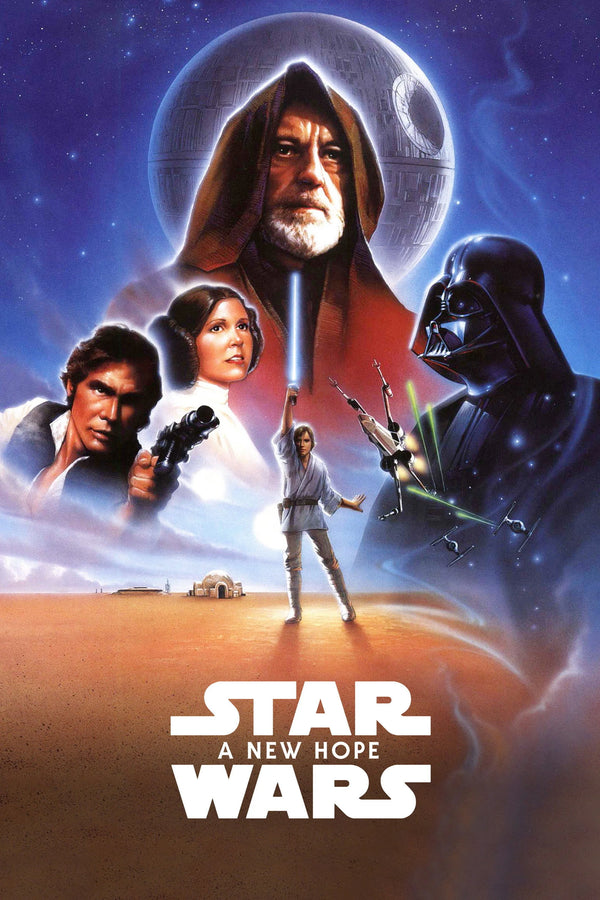 Star Wars (1977) Premium Wall Art – Galaxy’s Ultimate Poster! - Premium Movie Poster