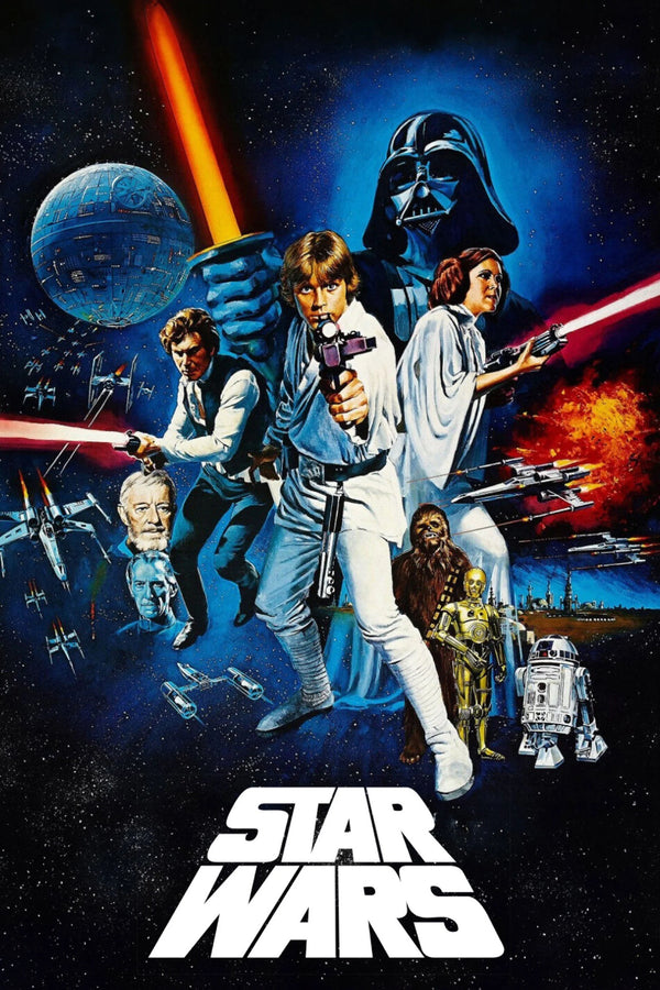 Star Wars (1977) Premium Wall Art – Own the Galaxy’s Epic Saga! - Premium Movie Poster