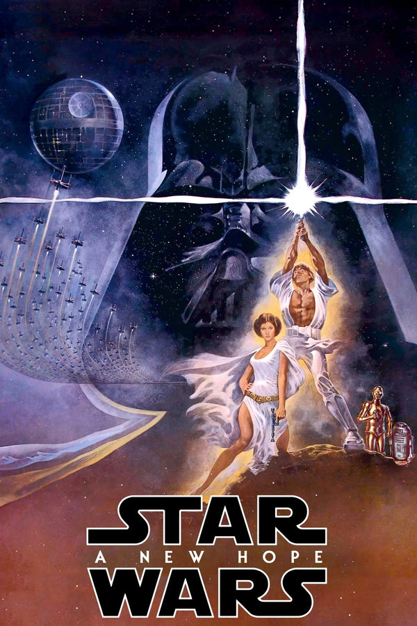 Star Wars (1977) Wall Poster – Experience the Galaxy Far, Far Away - Premium Movie Poster