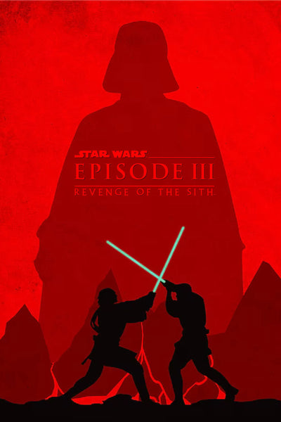 Star Wars Ep III Revenge of the Sith 2005 Poster Art - Premium Movie Poster