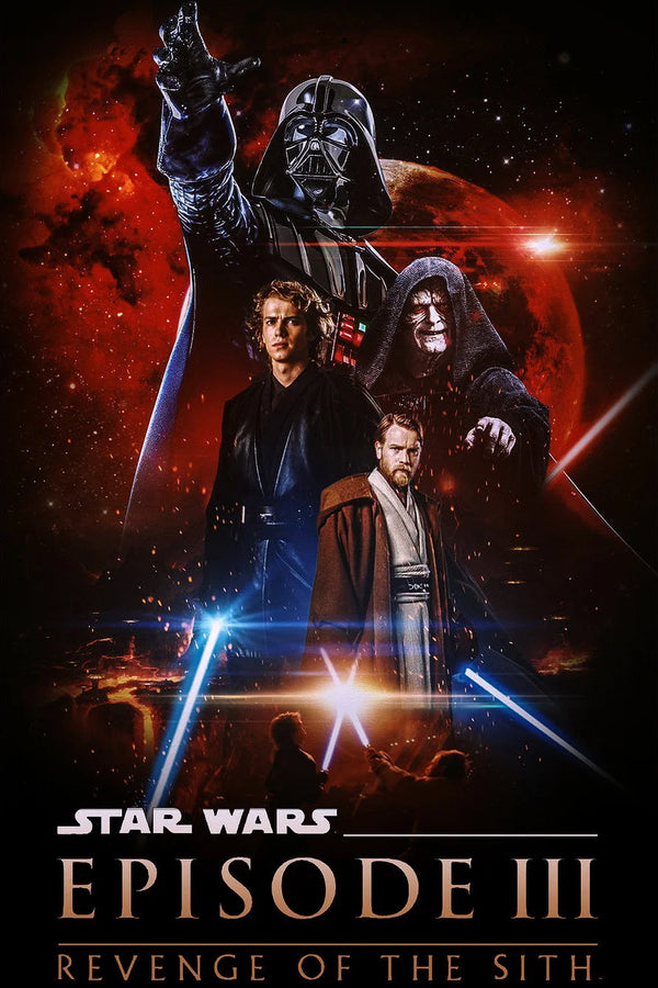 Star Wars III: Revenge of the Sith (2005) Epic Wall Poster - Premium Movie Poster