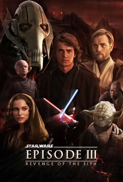 Star Wars: Revenge of the Sith (2005) Epic Wall Print - Premium Movie Poster