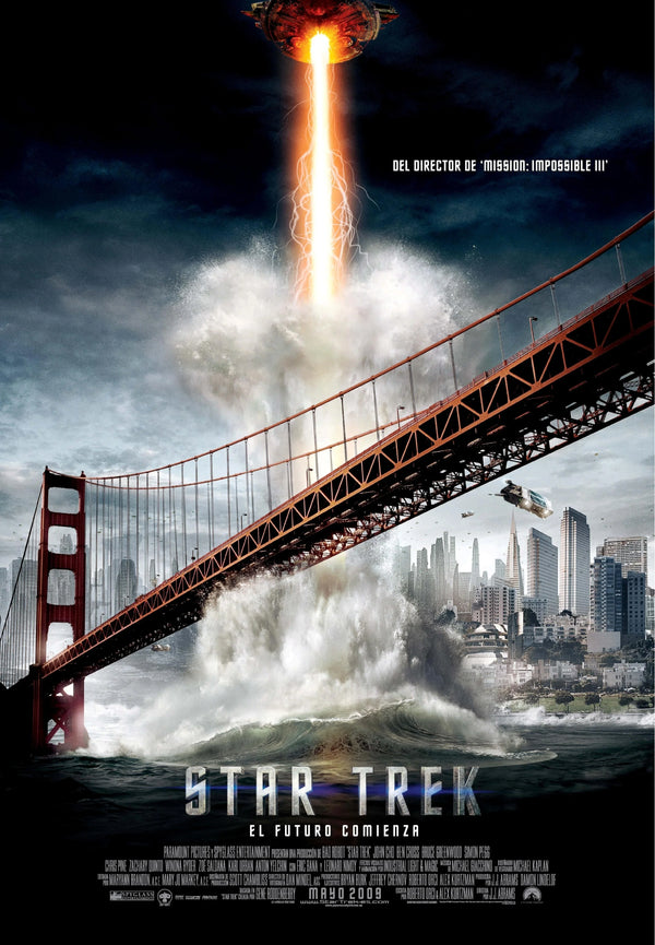 Star Trek (Spanish) Movie Poster – Action, Adventure, Sci-Fi Movie Poster | Film Wall Art Print