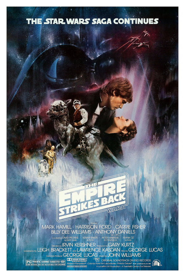 Star Wars: The Empire Strikes Back Movie Poster - Iconic Sci-Fi Art Movie Poster | Film Wall Art Print
