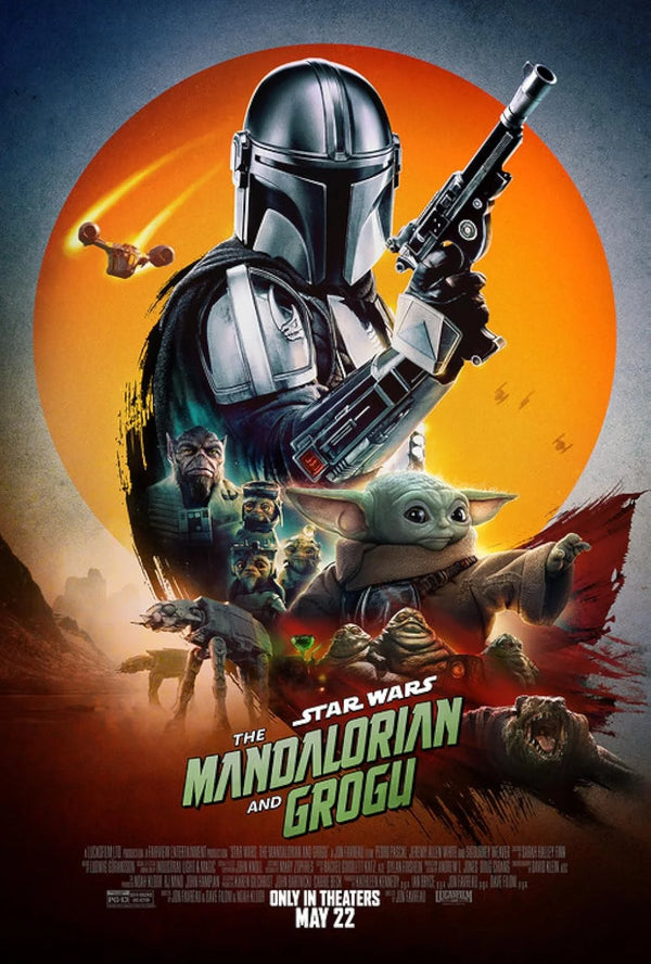Star Wars: The Mandalorian and Grogu Movie Poster Movie Poster | Film Wall Art Print