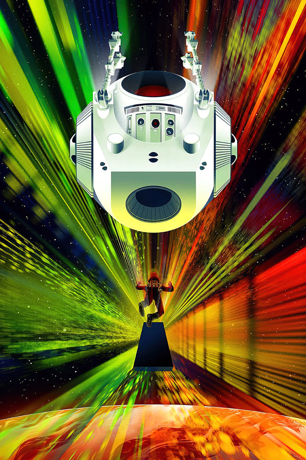 Stellar Voyage: 2001 A Space Odyssey (1968) Art Print - Premium Movie Poster