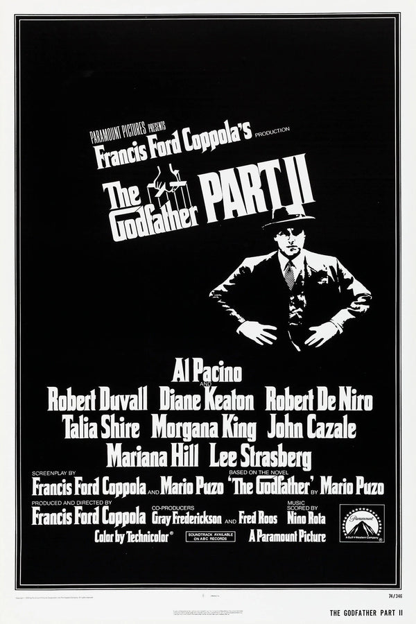 Step Back in Time with The Godfather Part II (1974) Wall Art - Premium Movie Poster