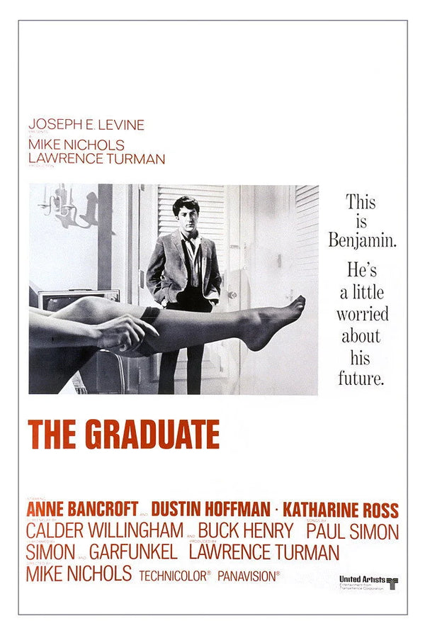 Step Back in Time with 'The Graduate (1967)' Wall Poster - Premium Movie Poster