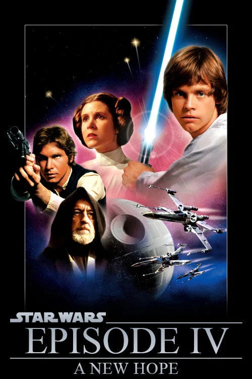 Step into a Galaxy with Star Wars (1977) Poster - Premium Movie Poster