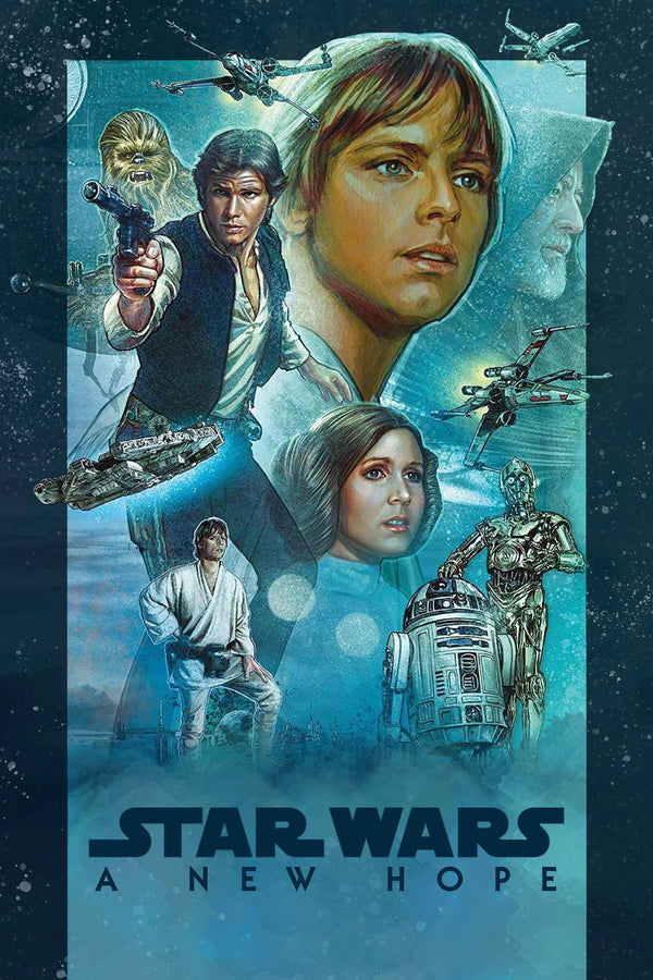 Step into a Galaxy with Star Wars (1977) Wall Poster - Premium Movie Poster