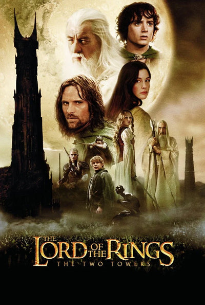 Step into Middle-earth: Own 'The Lord of the Rings: The Two Towers (2002)' Wall Art - Premium Movie Poster