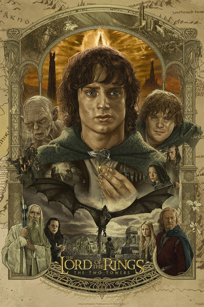 Step into Middle-earth: The Lord of the Rings: The Two Towers (2002) Poster - Premium Movie Poster