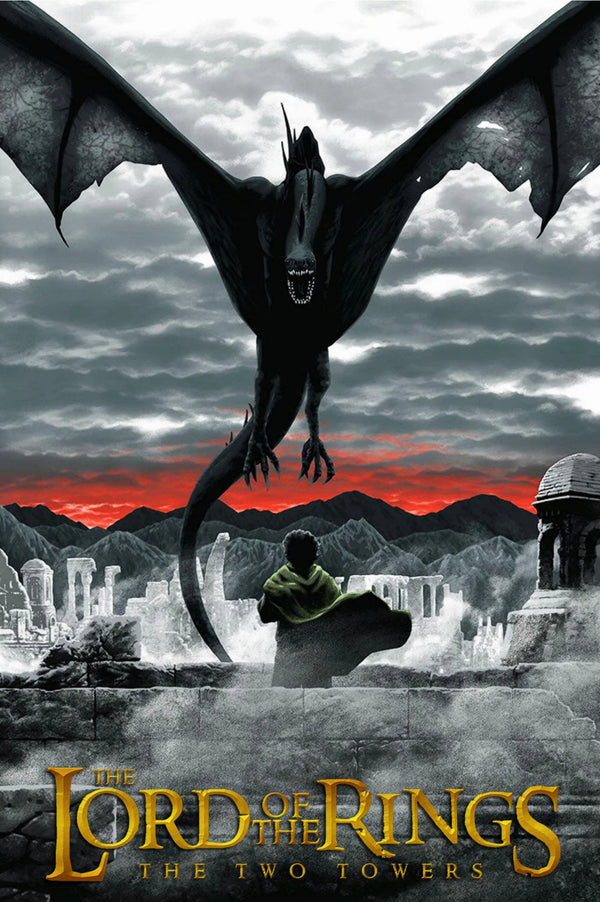 Step into Middle-earth with 'The Lord of the Rings: The Two Towers (2002)' Poster - Premium Movie Poster