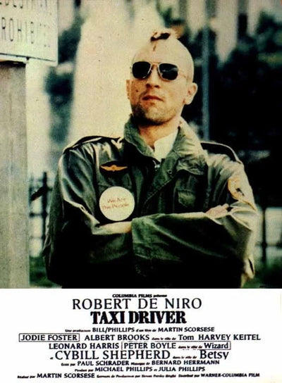 Step into Neon Noir: Taxi Driver (1976) Wall Art - Premium Movie Poster