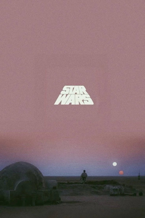 Step into Star Wars (1977) Galaxy with Vintage Wall Art - Premium Movie Poster