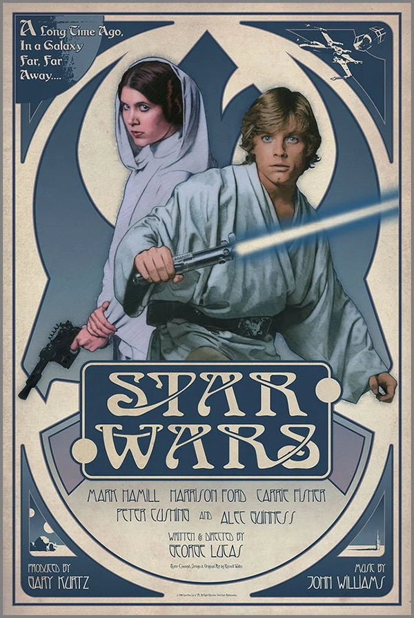 Step Into Star Wars (1977)’s Galaxy – Own the Wall Art - Premium Movie Poster