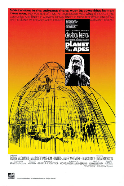 Step into the 40th Century: Planet of the Apes (1968) Poster - Premium Movie Poster