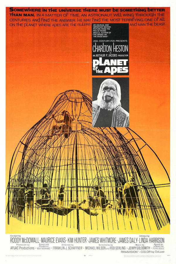 Step into the Ape Age: Planet of the Apes (1968) Wall Art - Premium Movie Poster