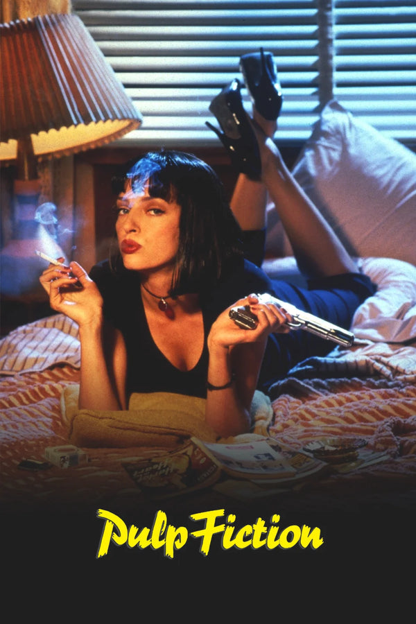 Step into the Chaos of Pulp Fiction (1994) – Iconic Wall Art - Premium Movie Poster