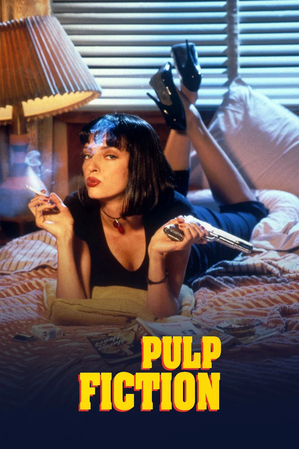 Step into the Chaos of Pulp Fiction (1994) Wall Art - Premium Movie Poster