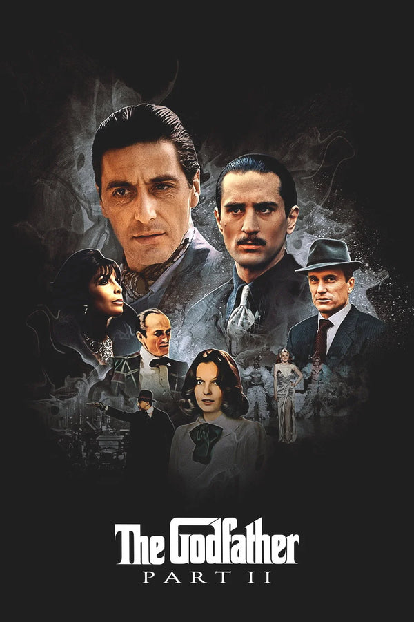Step into the Corleone Legacy: The Godfather Part II (1974) Iconic Poster - Premium Movie Poster